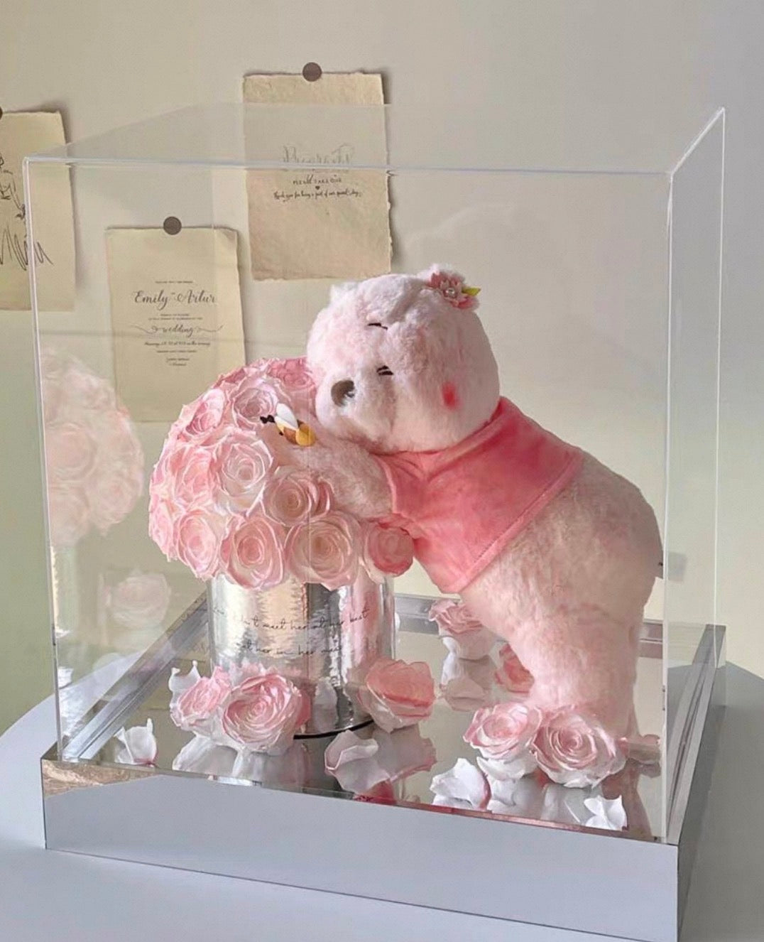 Winnie The Pooh 繡球永生花