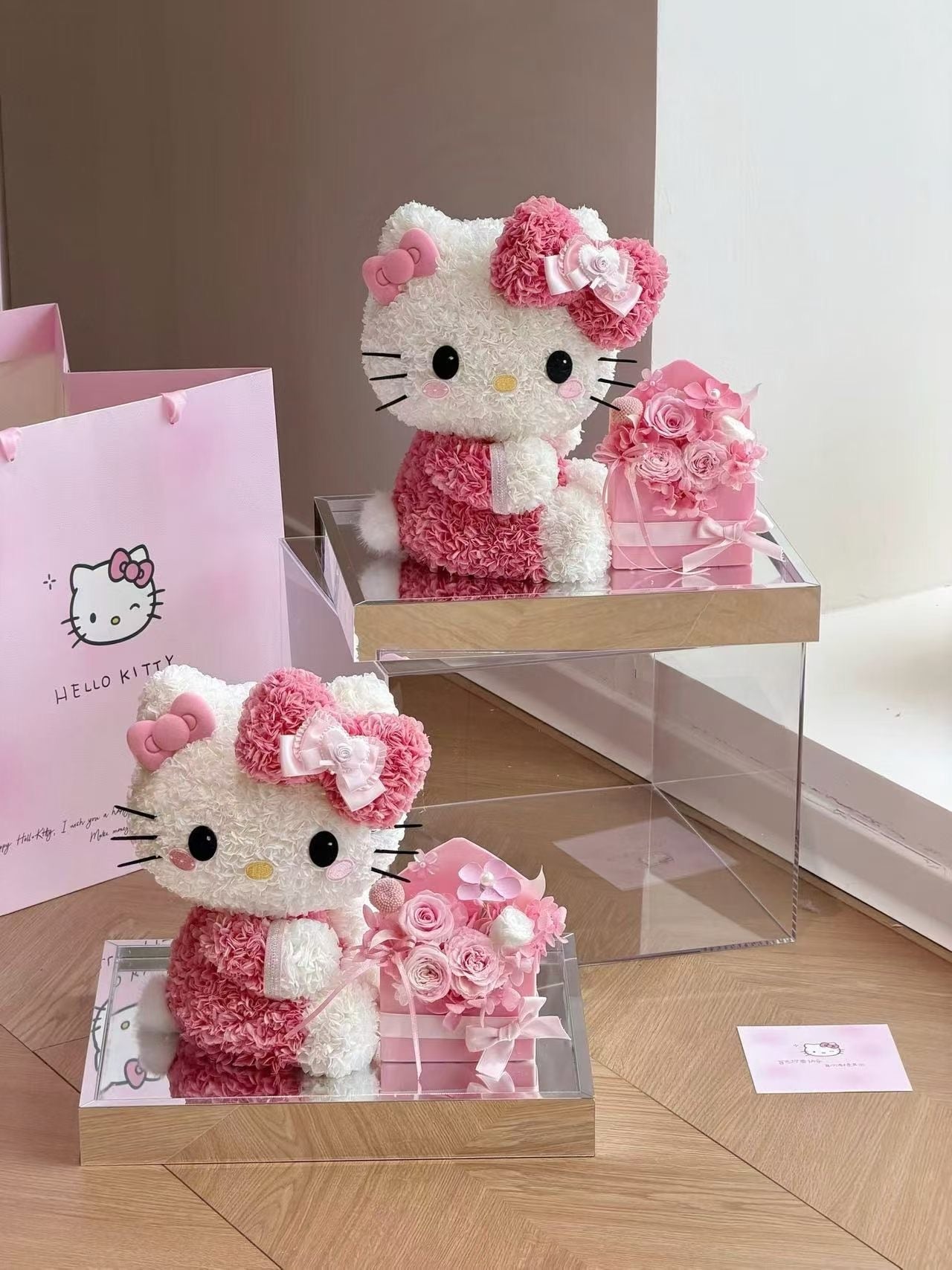 Hello Kitty 繡球永生花