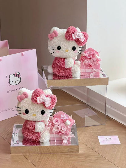 Hello Kitty 繡球永生花