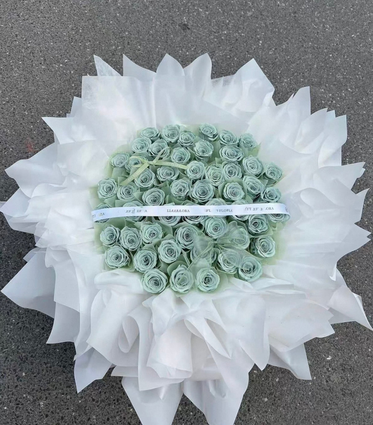 玫瑰永生花花束 (52朵）