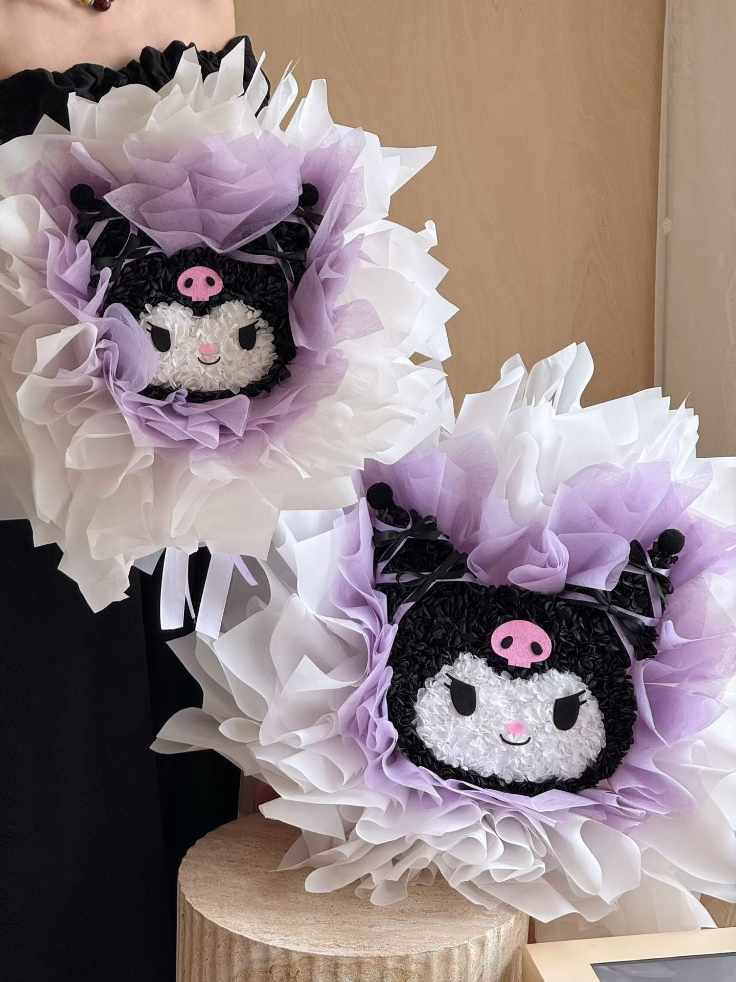 Kuromi 繡球永生花花束