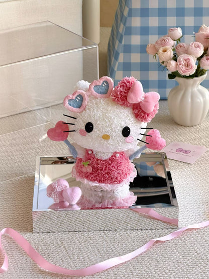 Hello Kitty 繡球永生花