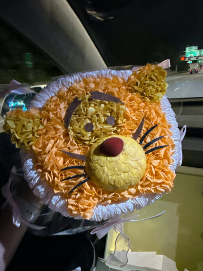 跳跳虎 繡球永生花花束
