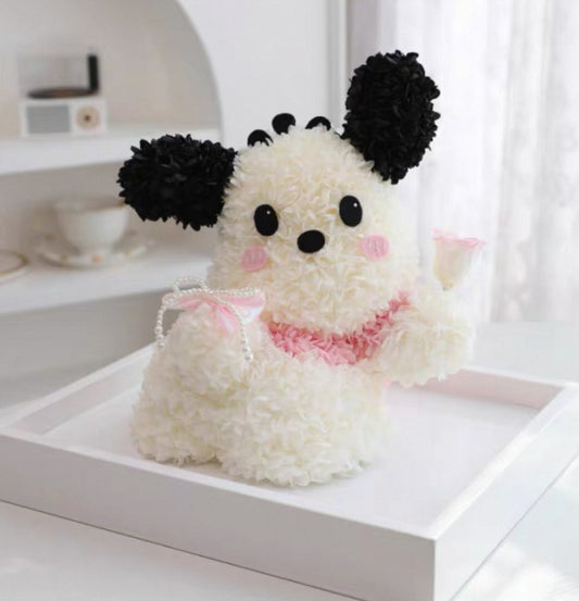 Pochacco(PC狗) 繡球永生花