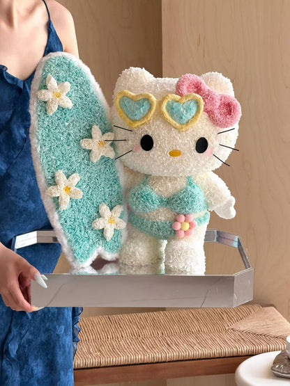 Hello Kitty 繡球永生花