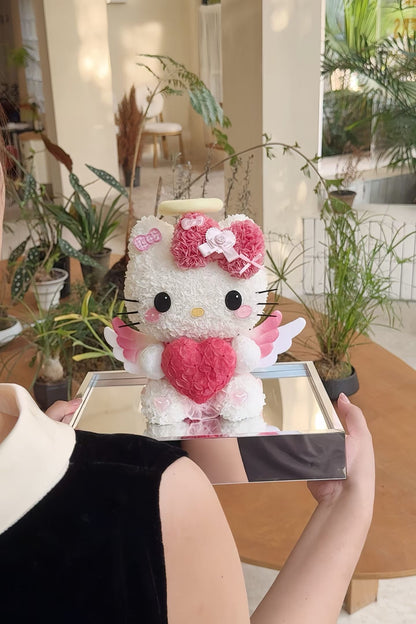 Hello Kitty 繡球永生花