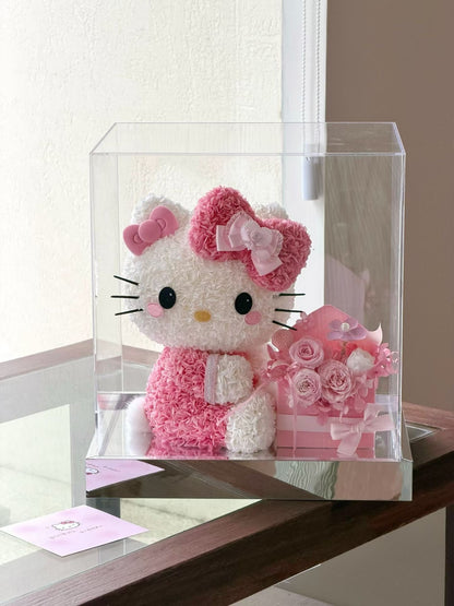 Hello Kitty 繡球永生花