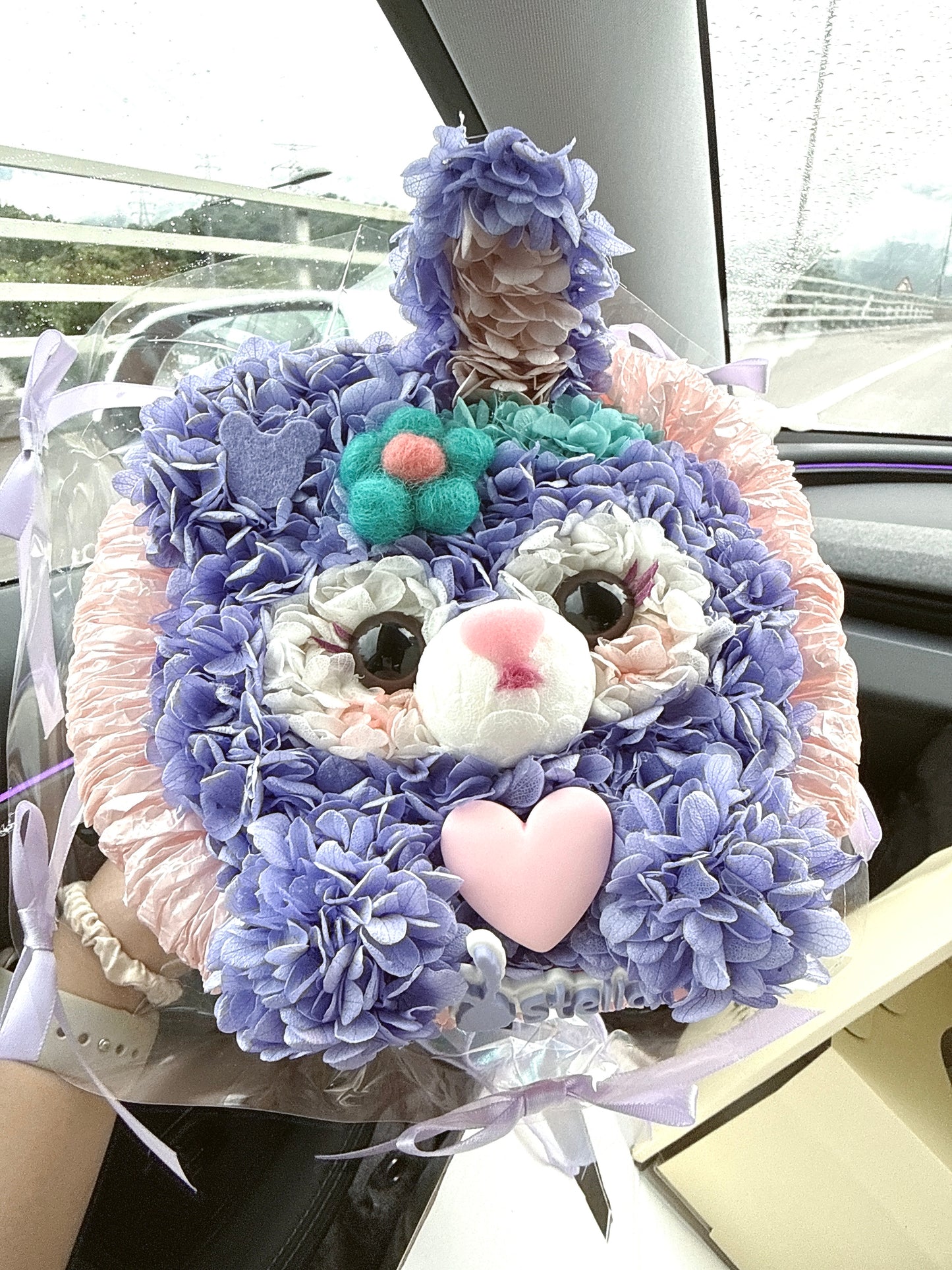 Stellalou 繡球永生花花束