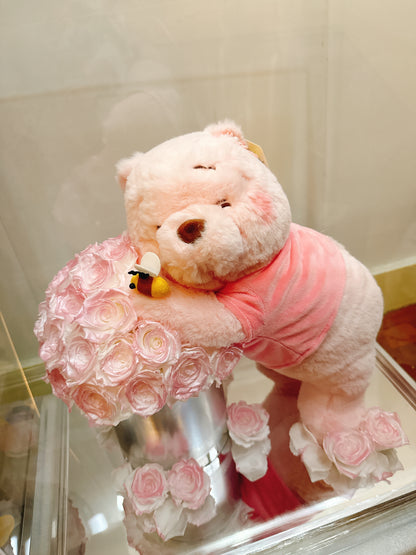 Winnie The Pooh 繡球永生花