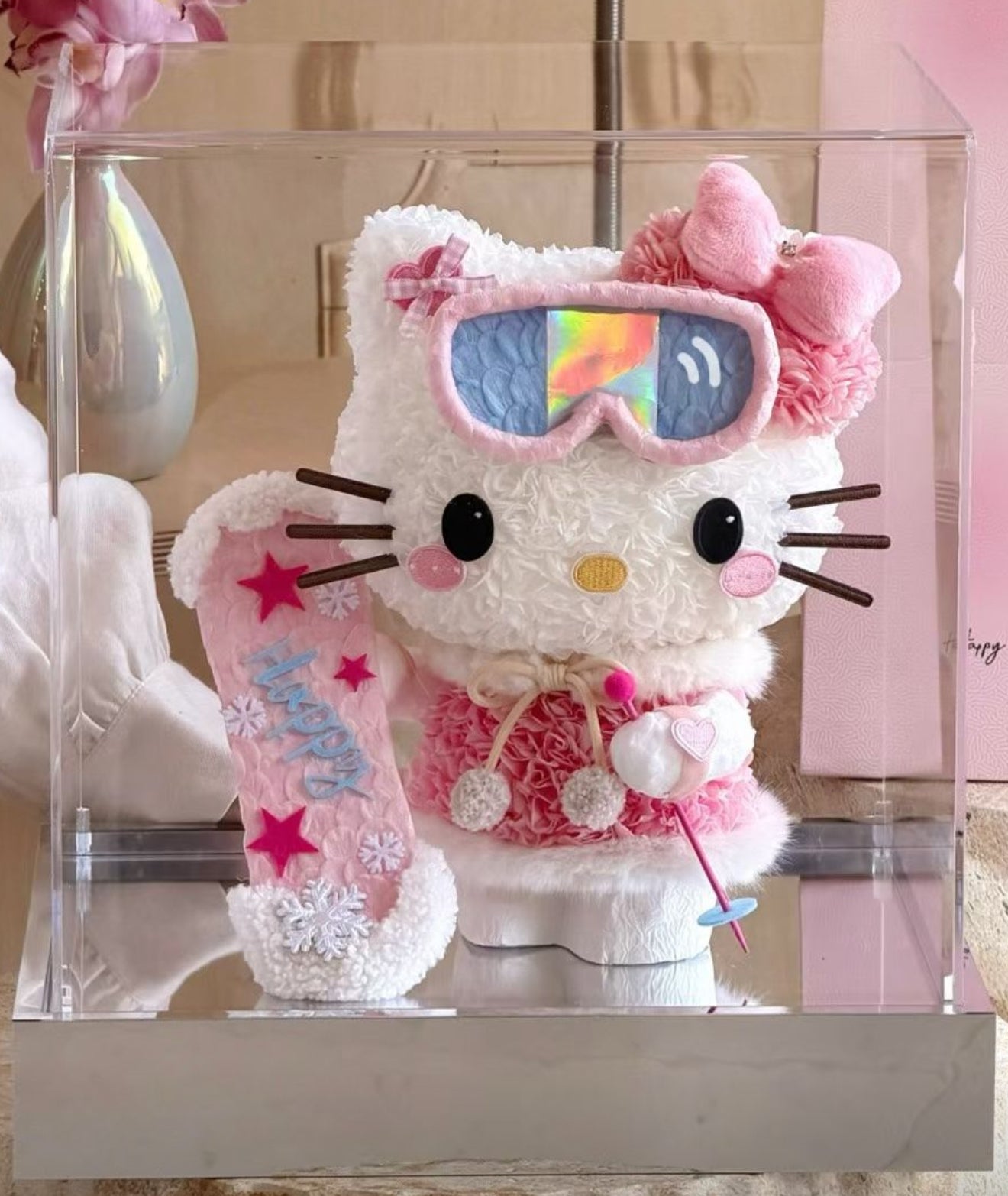 Hello Kitty 繡球永生花