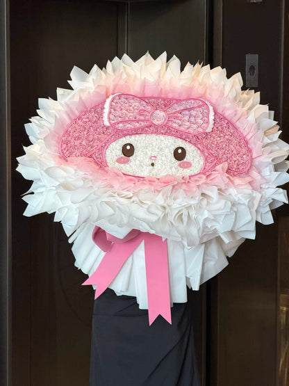 Melody 繡球永生花花束