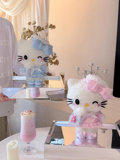 Hello Kitty 繡球永生花