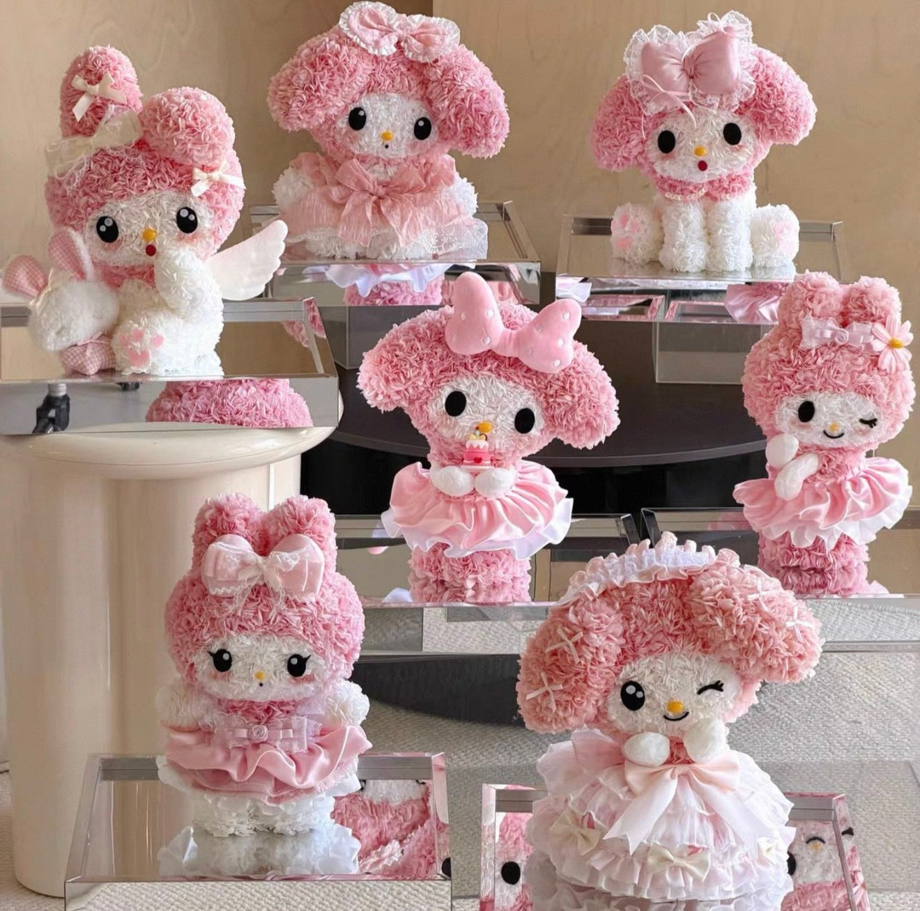 My Melody 繡球永生花