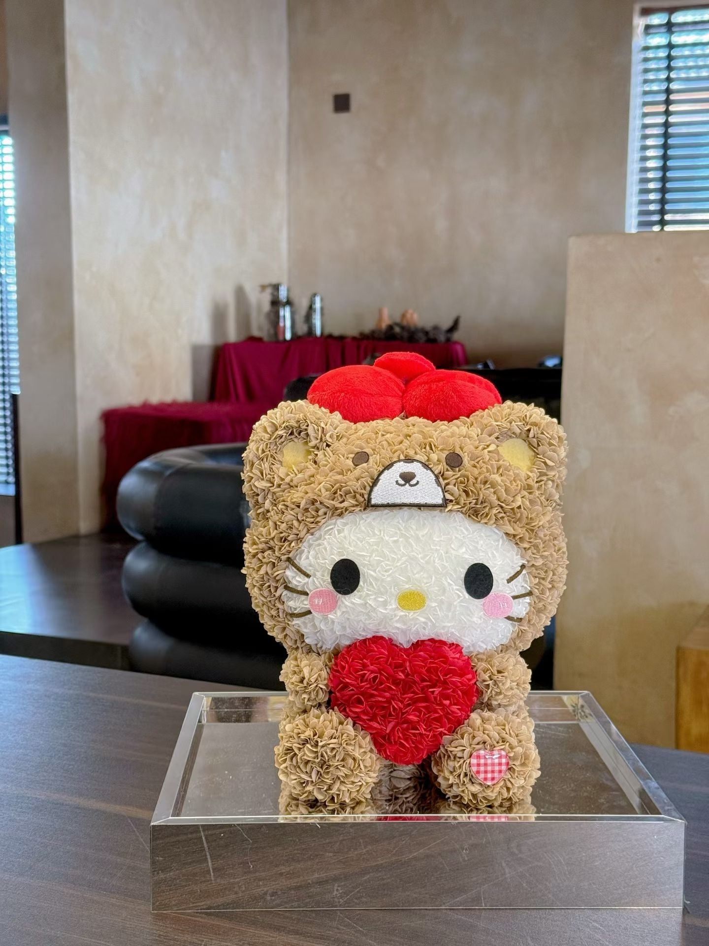 Hello Kitty 繡球永生花