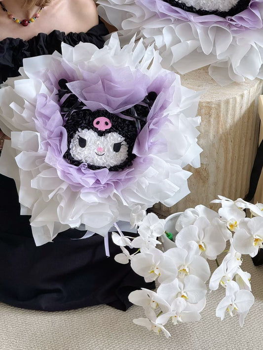 Kuromi 繡球永生花花束