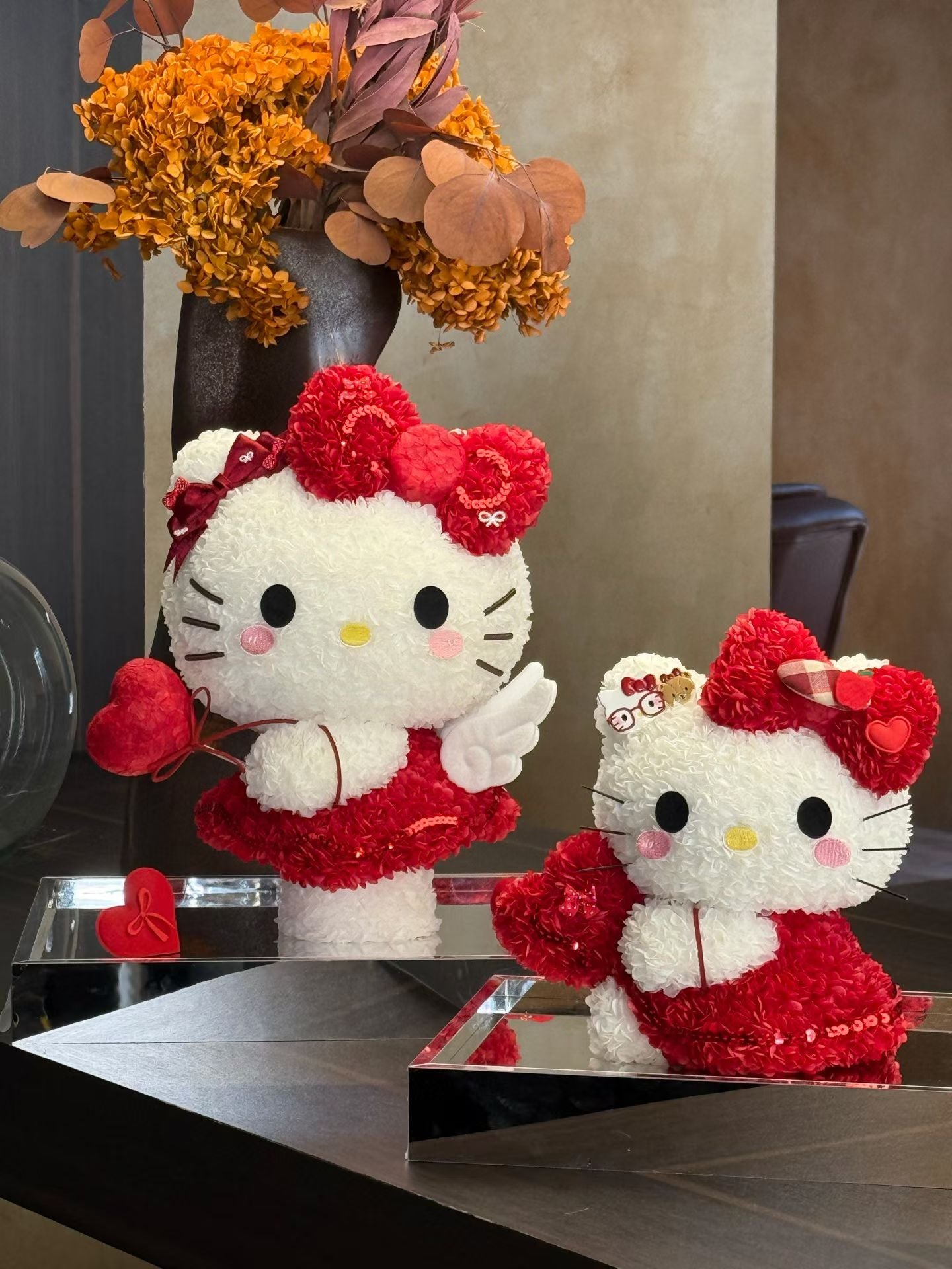 Hello Kitty 繡球永生花