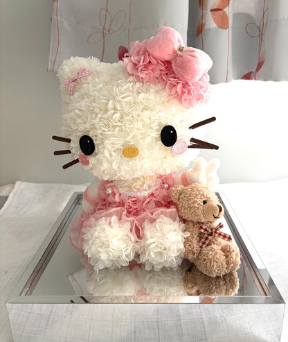 Hello Kitty 繡球永生花
