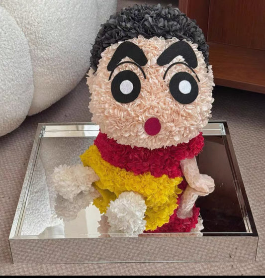 蠟筆小新 繡球永生花