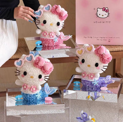 Hello Kitty 繡球永生花