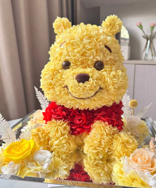 Winnie The Pooh 繡球永生花