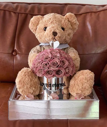 Teddy Bear 繡球永生花 (6色）