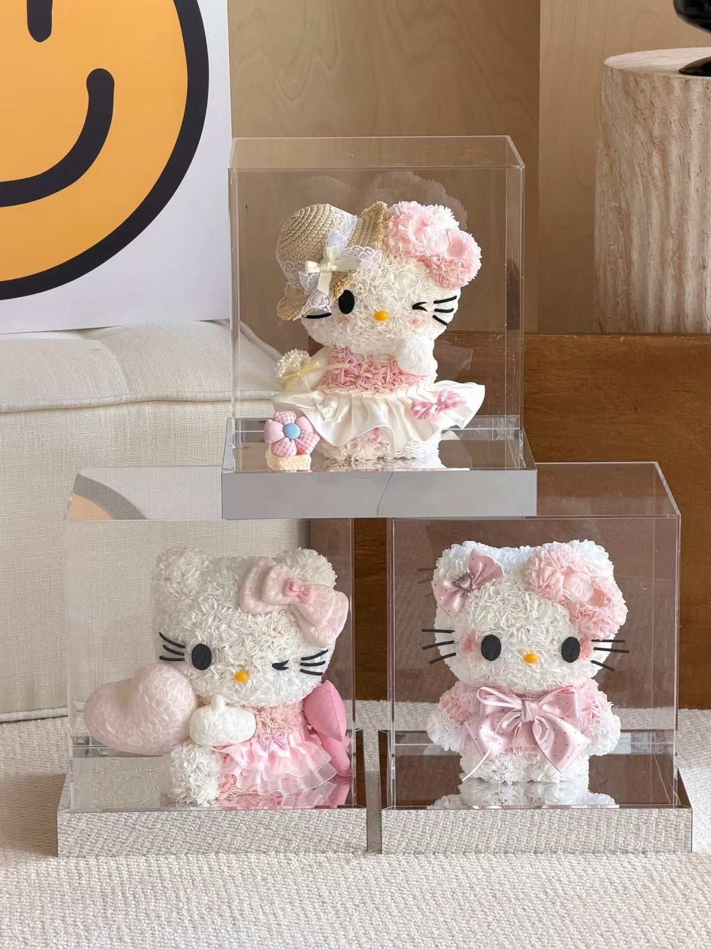 Hello Kitty 繡球永生花