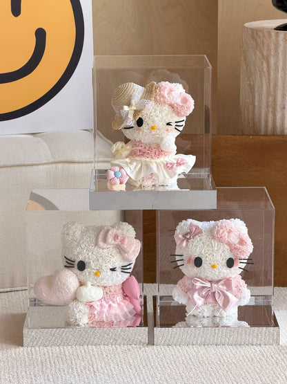 Hello Kitty 繡球永生花