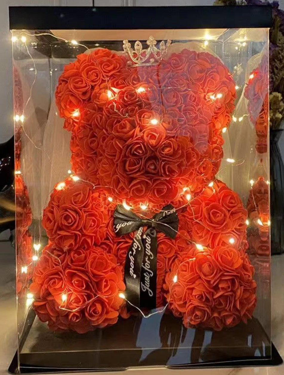 玫瑰熊香皂花禮盒 (多款）