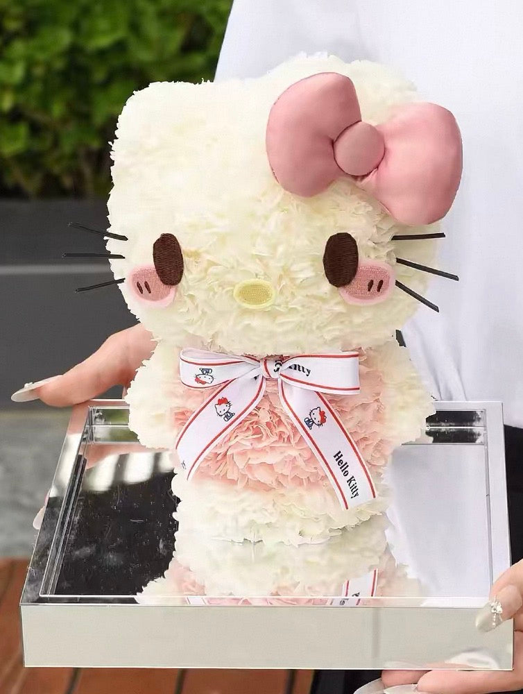 Hello Kitty 繡球永生花 (2色）