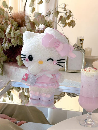 Hello Kitty 繡球永生花