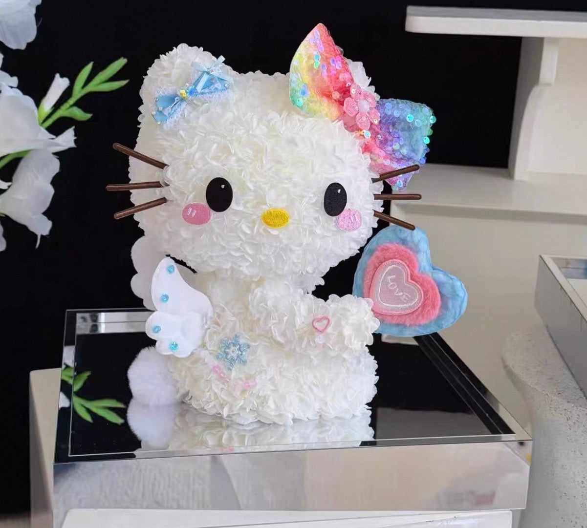 Hello Kitty 繡球永生花