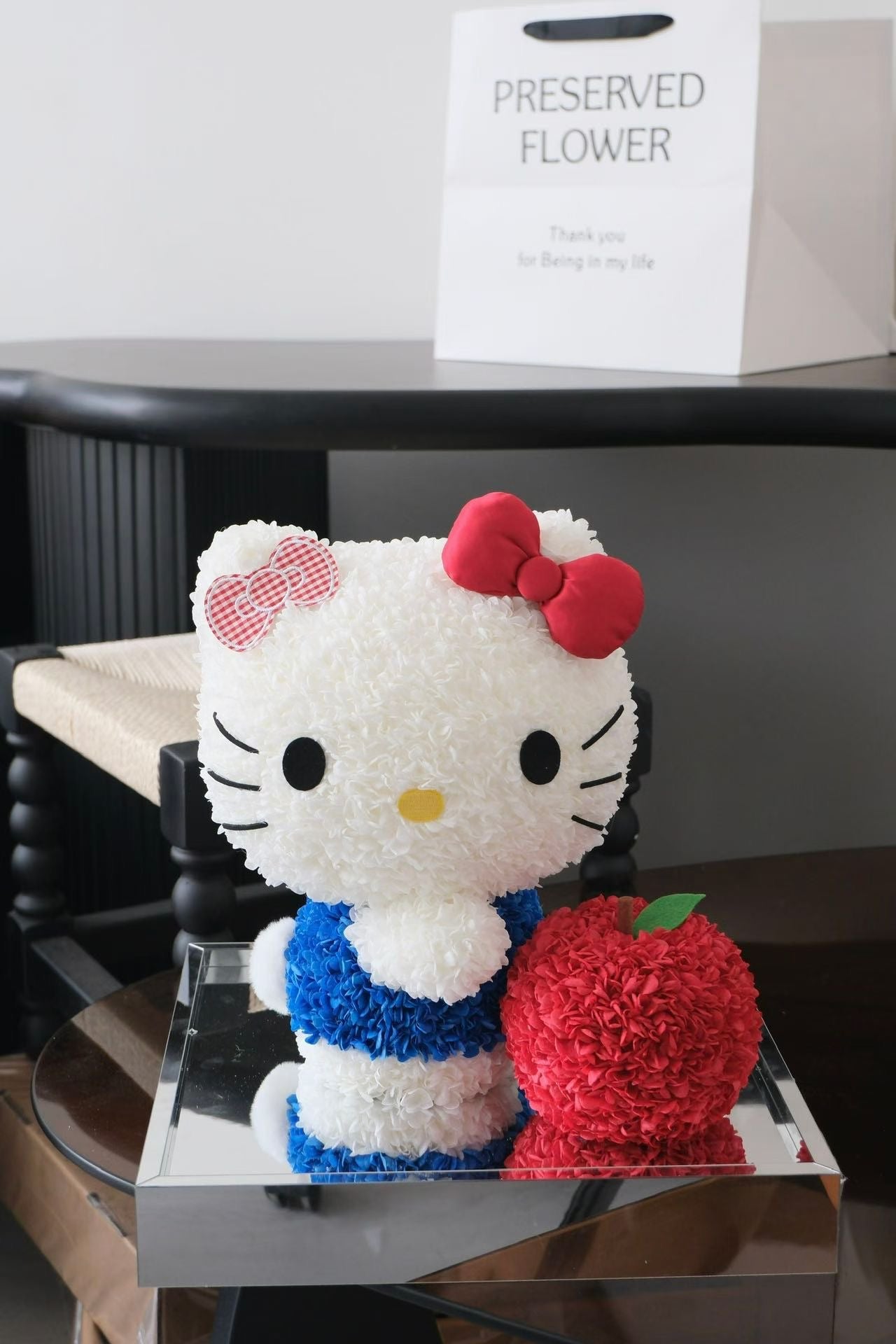 Hello Kitty 繡球永生花