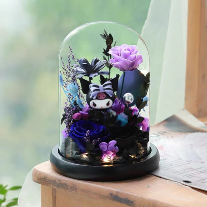 Kuromi永生花波波球擺設