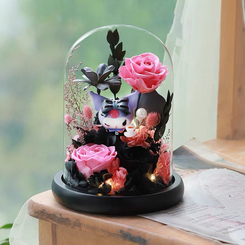 Kuromi永生花波波球擺設