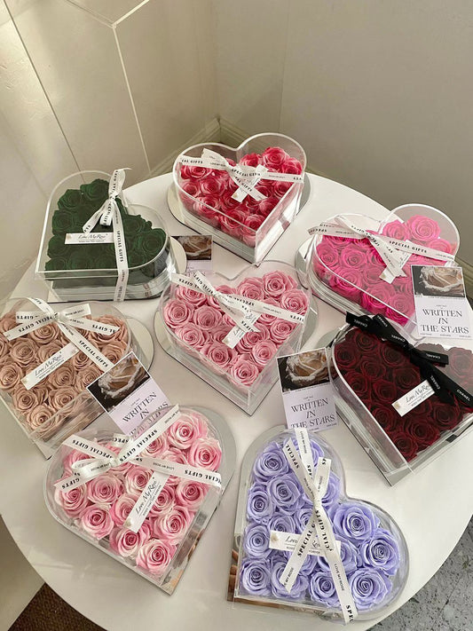 16朵玫瑰永生花小禮盒 （多色）