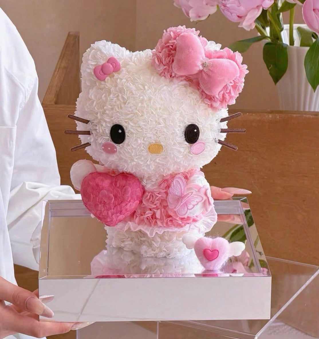 Hello Kitty 繡球永生花
