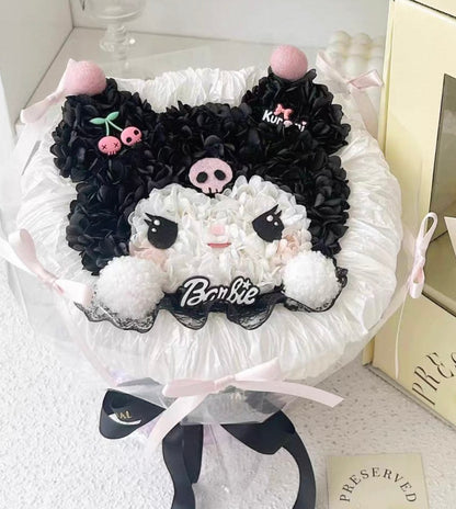 Kuromi 繡球永生花花束