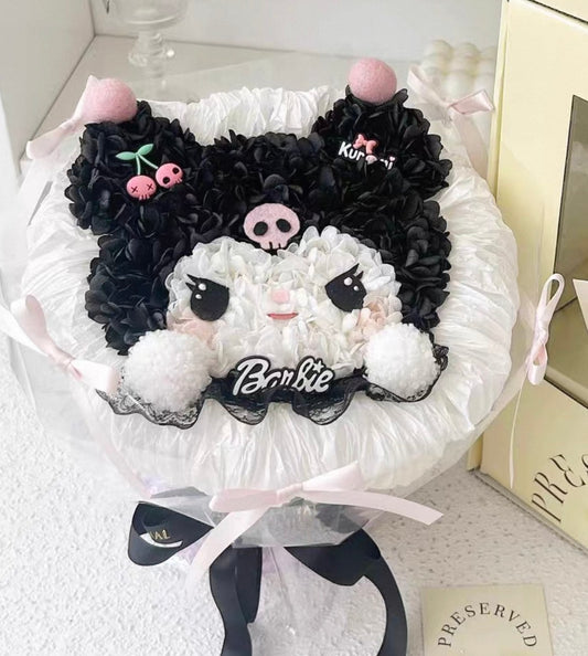 Kuromi 繡球永生花花束