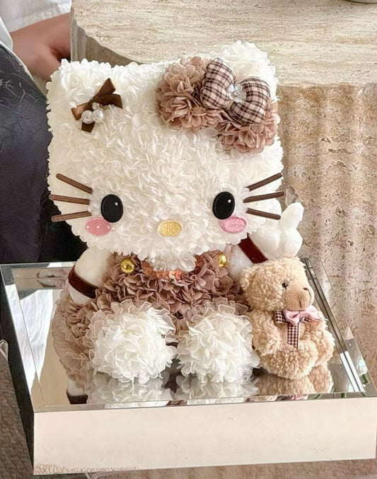 Hello Kitty 繡球永生花