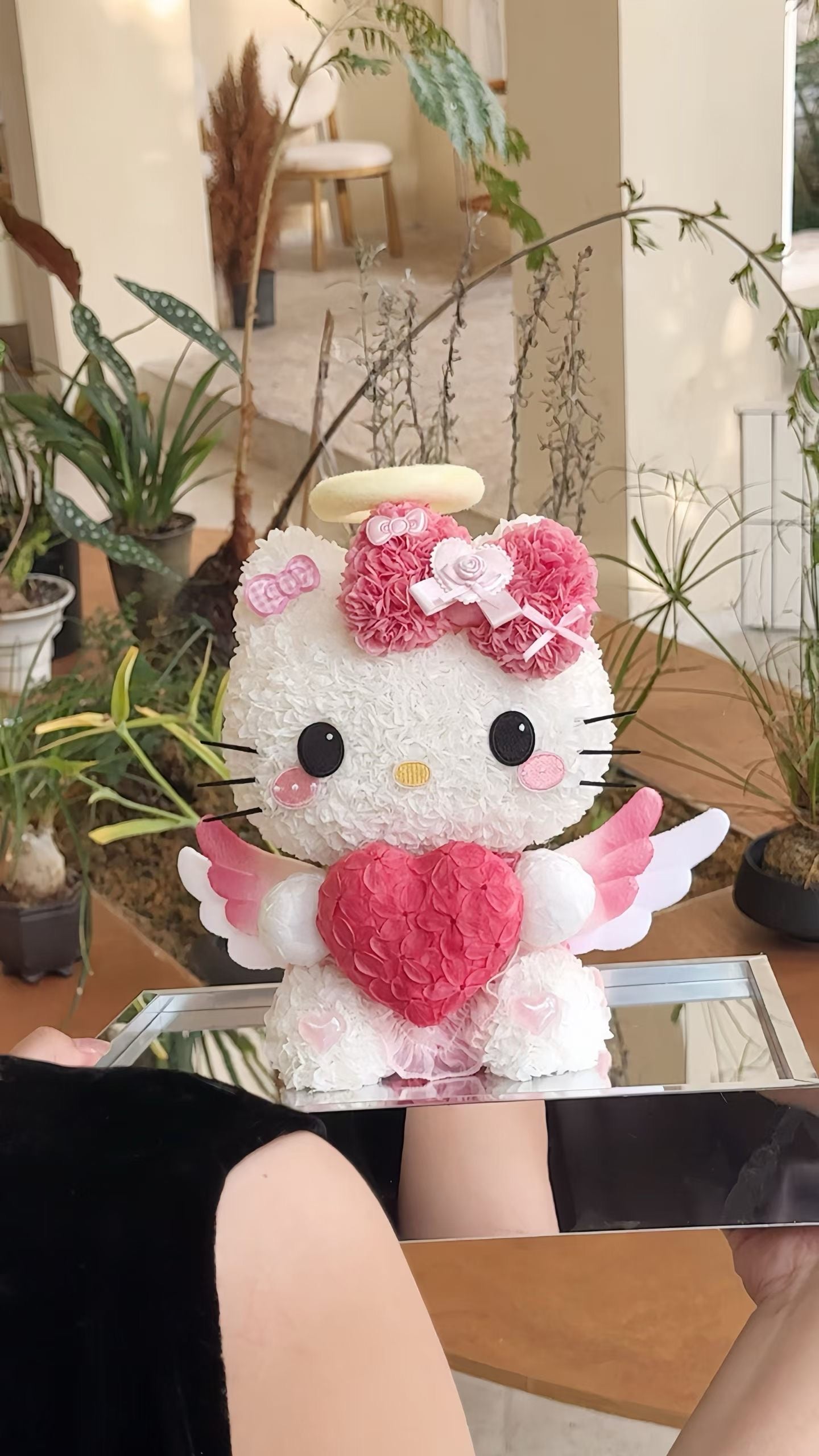 Hello Kitty 繡球永生花
