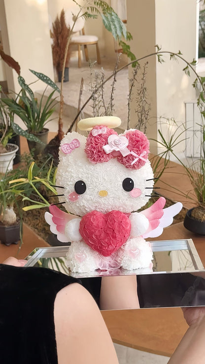Hello Kitty 繡球永生花