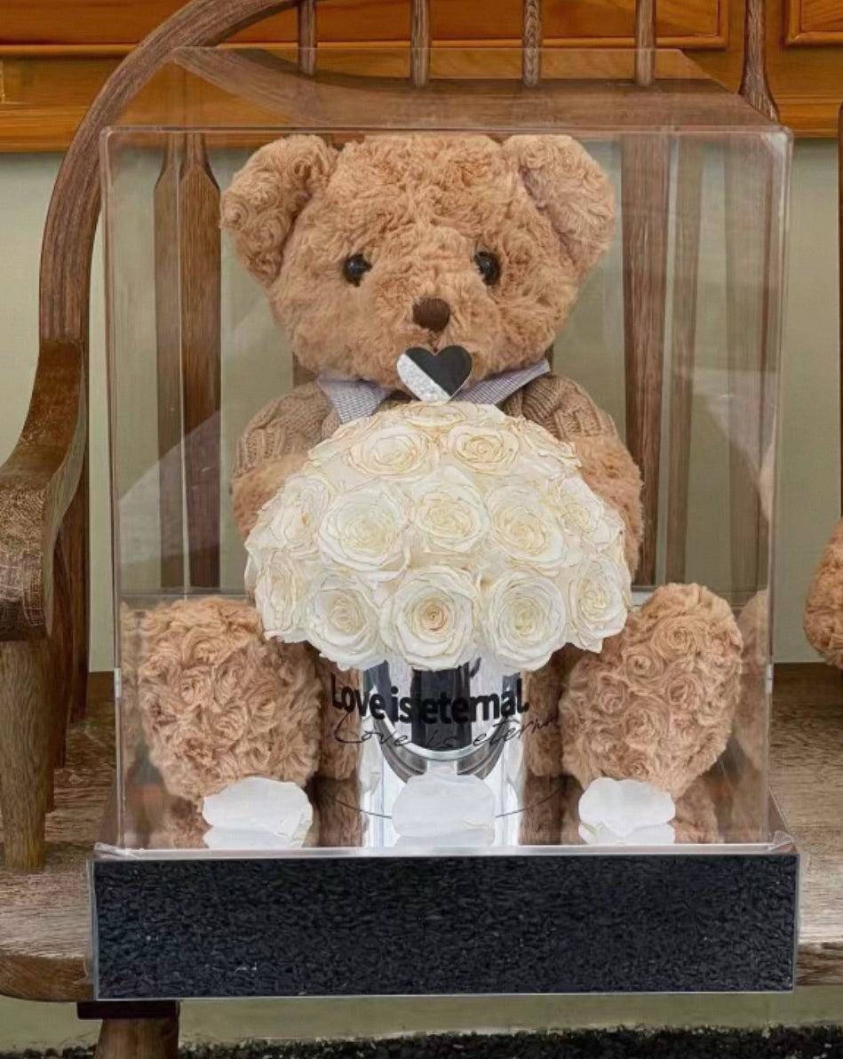 Teddy Bear 繡球永生花 (6色）