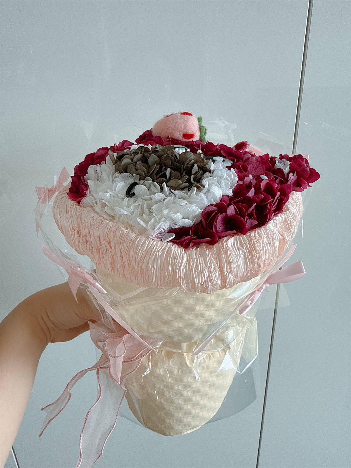 勞蘇 繡球永生花花束