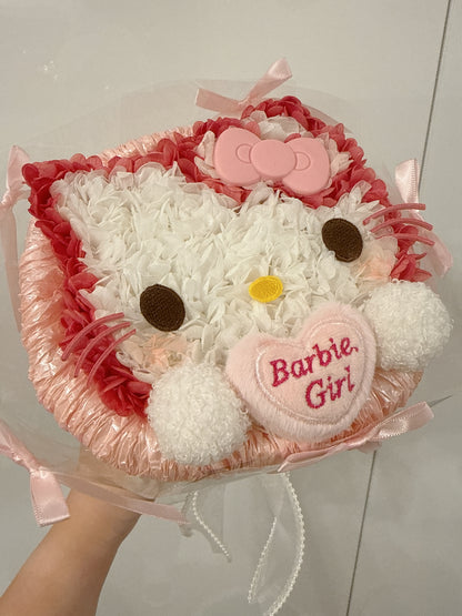 Hello Kitty 繡球永生花花束
