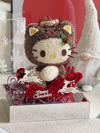Hello Kitty 繡球永生花