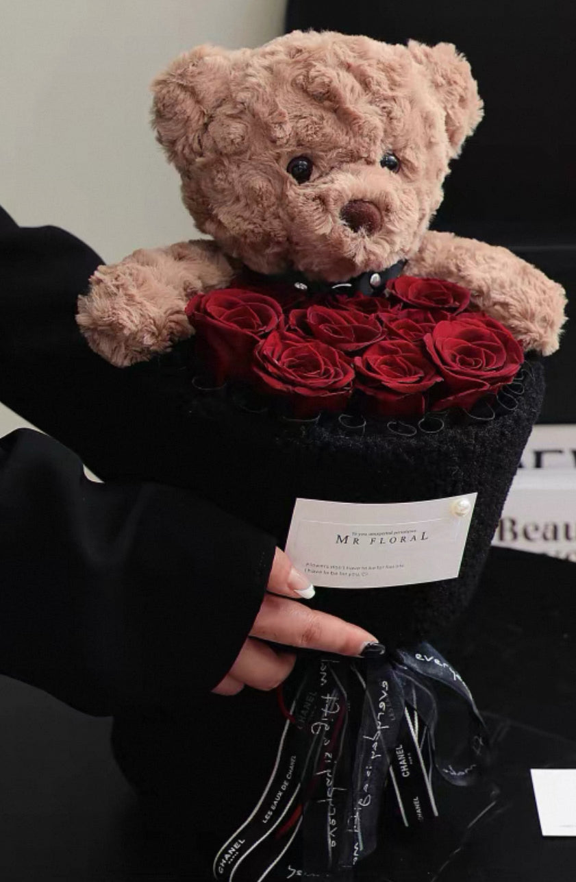 Teddy Bear 繡球永生花