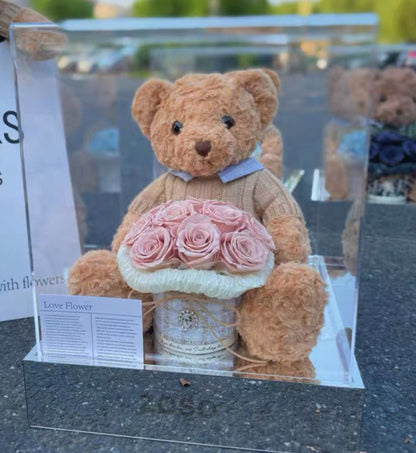 Teddy Bear 繡球永生花 (3色）