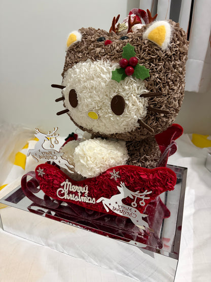 Hello Kitty 繡球永生花