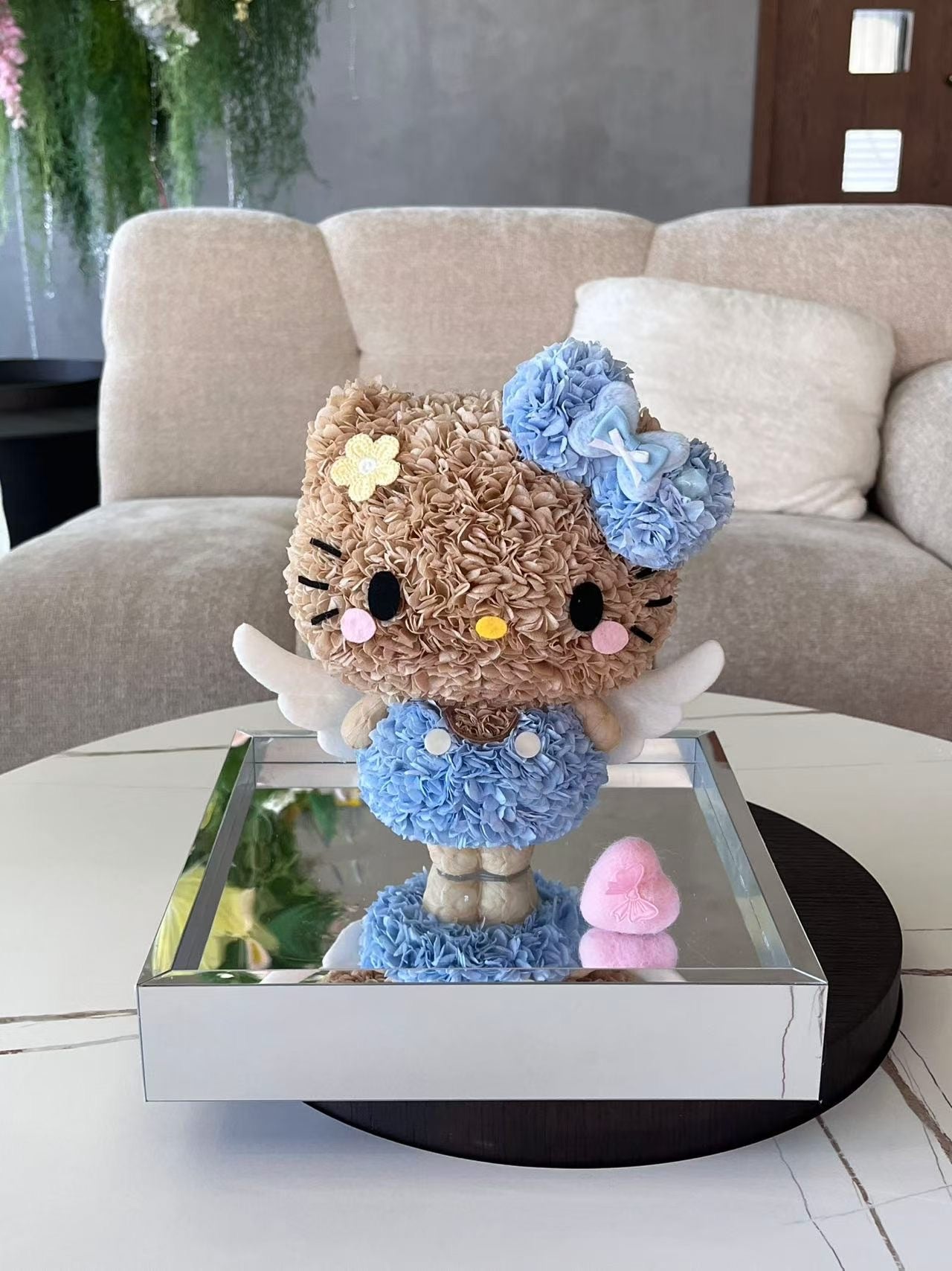 Hello Kitty 繡球永生花