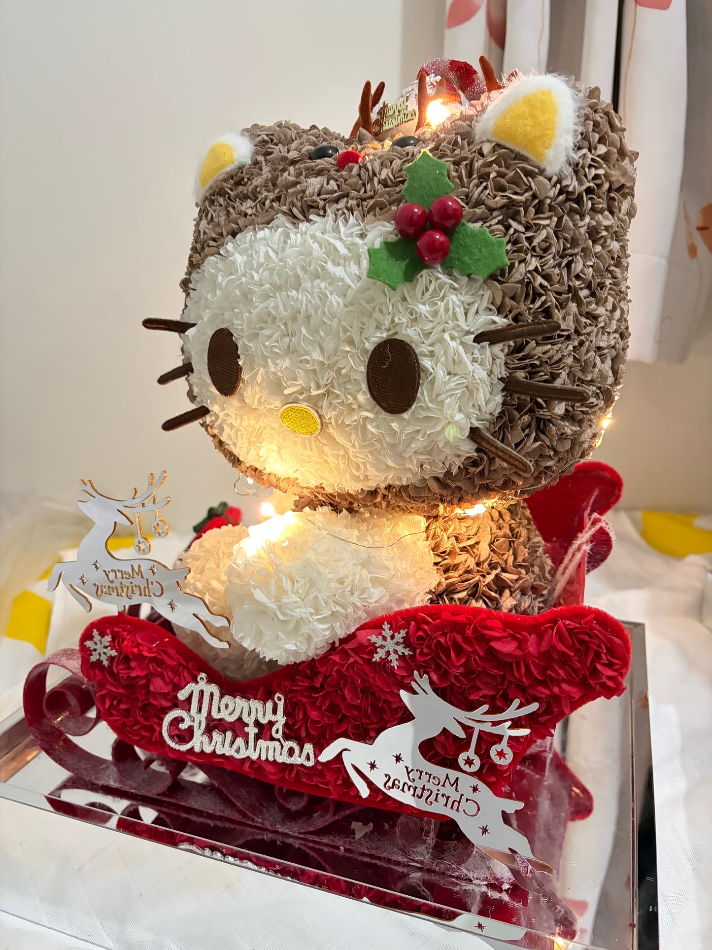 Hello Kitty 繡球永生花